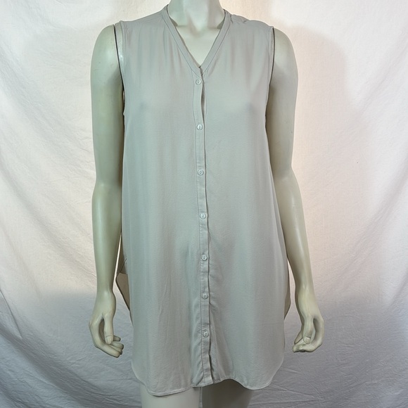Eileen Fisher Tops - Eileen Fisher Silk tunic, size S in neutral bone
